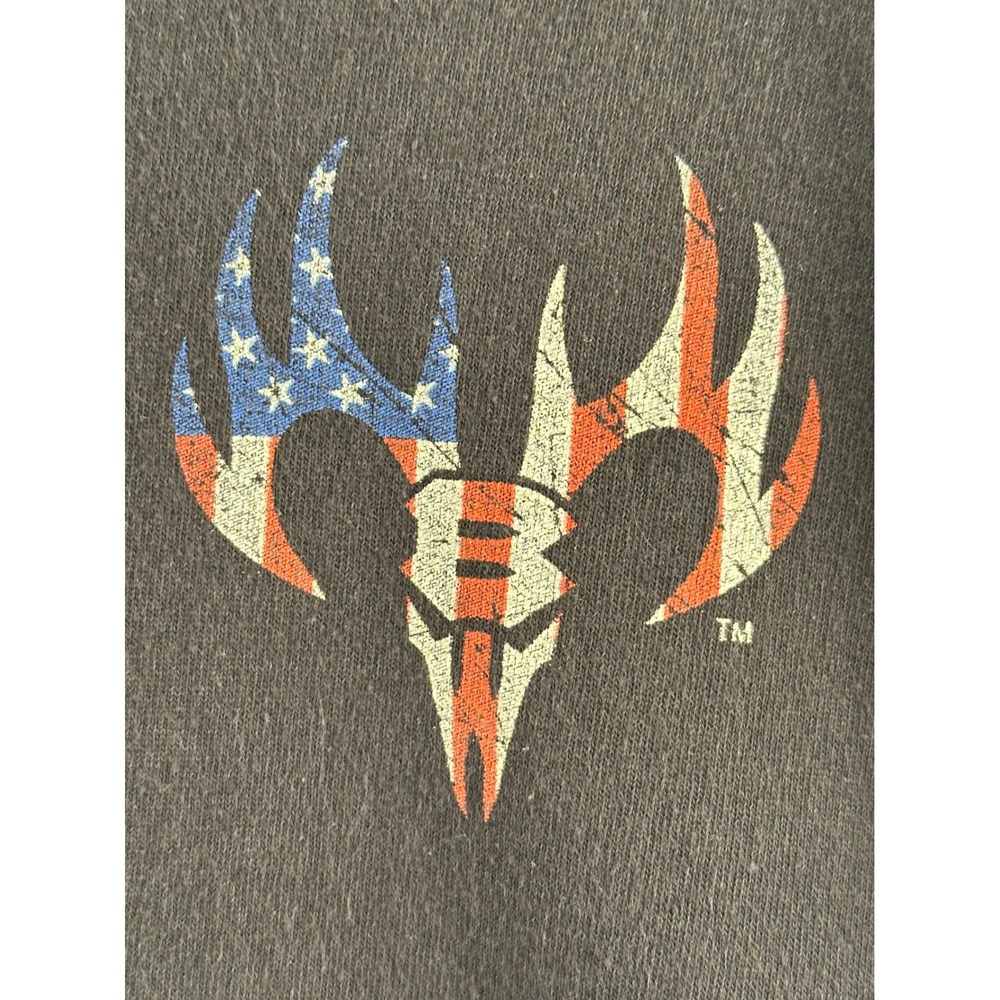 Buckwear Freedom Dog American Flag Graphic T Shirt Size 2XL Black Patriotic 1776 - Picture 4 of 10